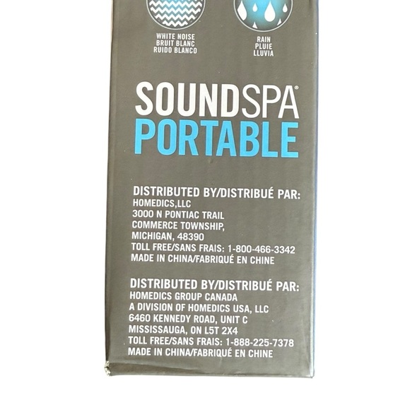 HoMedics Sound Spa Portable Sound Machine: Relaxation Machine 6 Nature Sounds - Picture 8 of 9